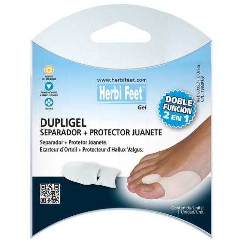 Herbi Feet Dupligel Toe Speader & Bunion Protector Διαχωριστικό Δακτύλων & Προστατευτικό για το Κότσι One Size 1 Τεμάχιο